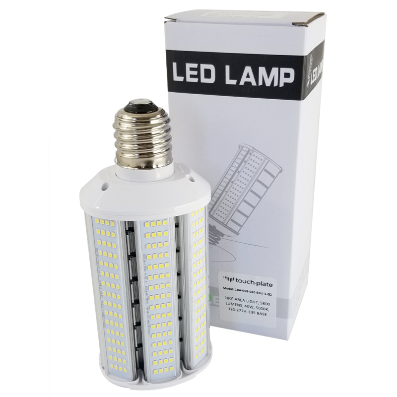 40 Watt LED Retrofit 180° Area Bulb- Platinum Series -5800lm-40w-000