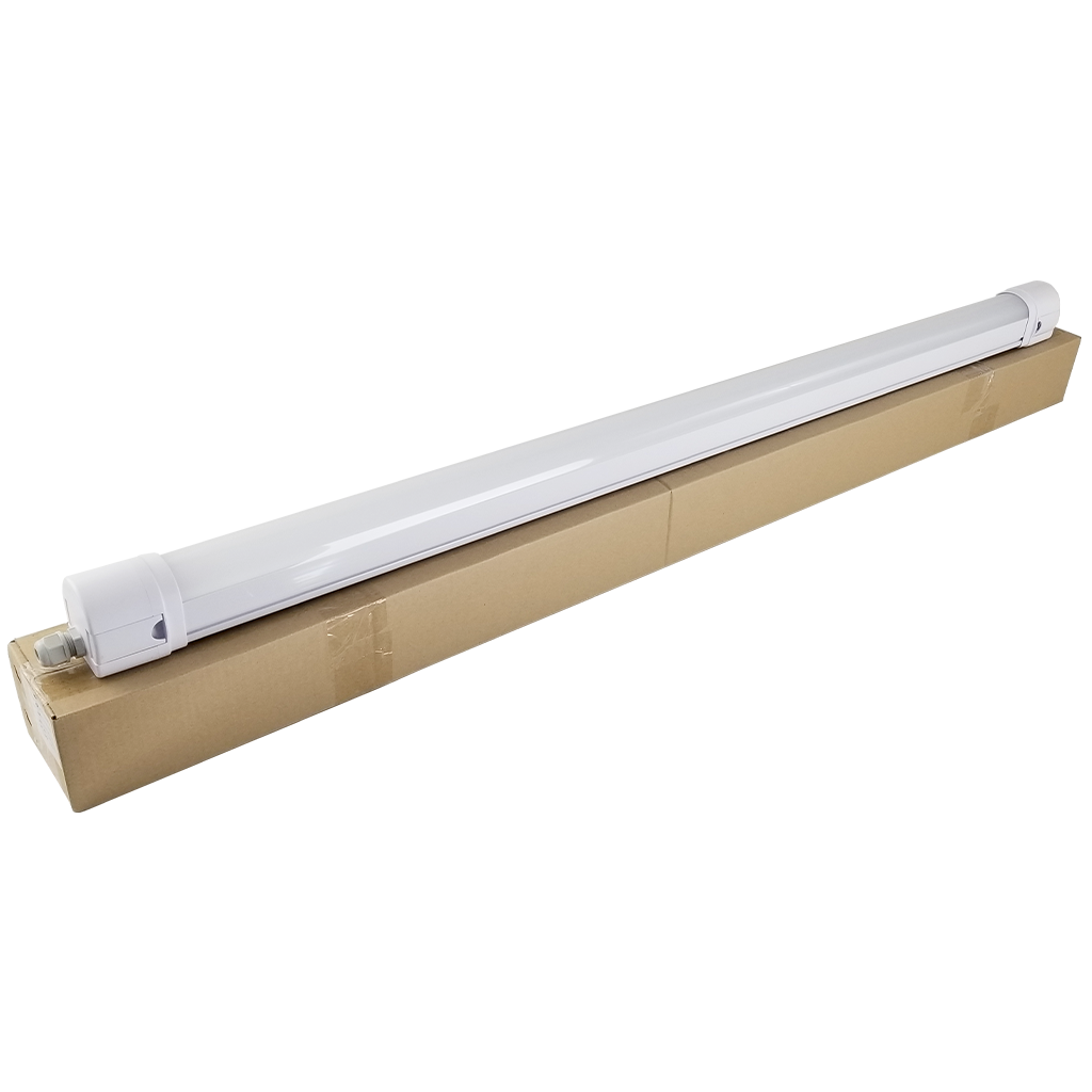 60 Watt Vapor Proof Linkable Linear LED Light – Platinum Series – 4 feet, 7,800 Lumens, 4000k/5000k/6000k (Color Temperature), 120-277 Volts