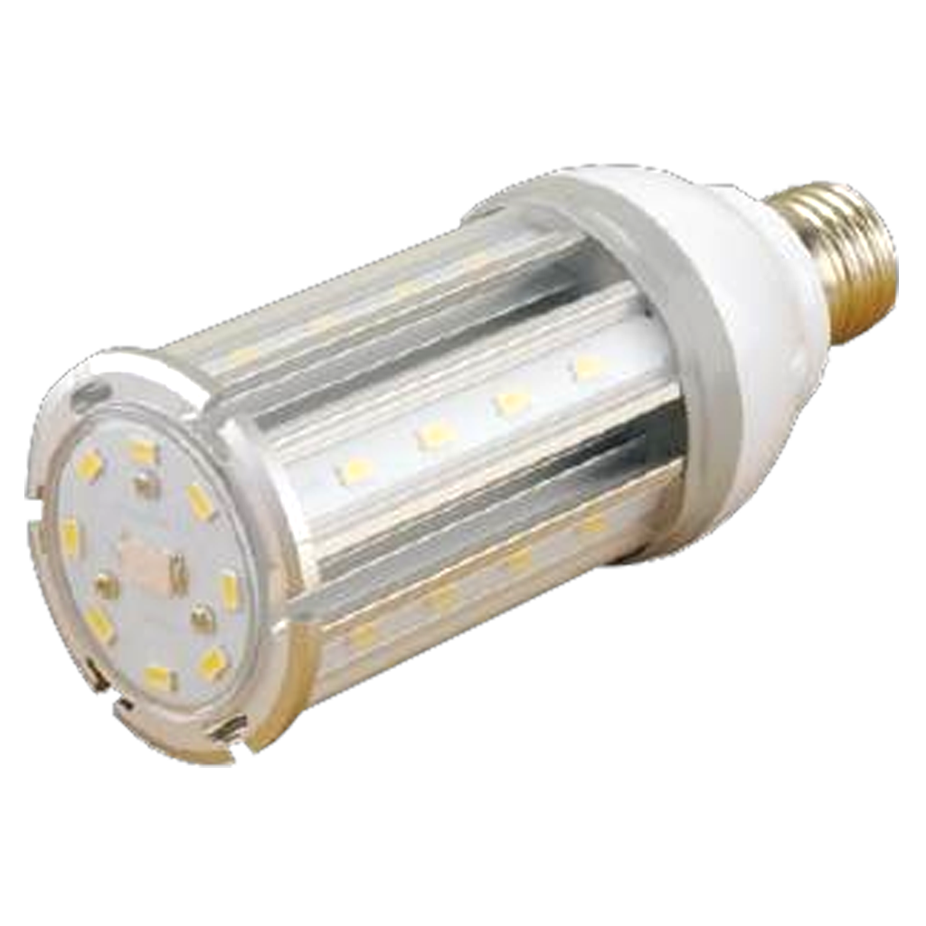 10 Watt LED Corn Bulb | Silver+ Series | 1,200 Lumen, 4000k (Cool White), 120-277 Volts, Base: E26